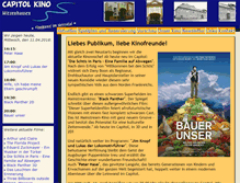 Tablet Screenshot of capitolkino.de